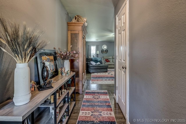 505 Teriwine, Perkins, OK 74059 - hall featuring wood finished floors
