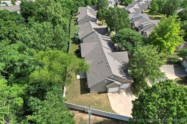 10107 S 94th E Pl, Tulsa, OK 74133 - aerial perspective of suburban area