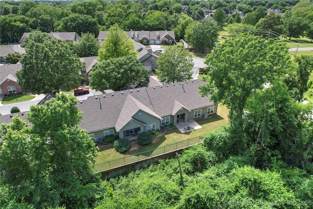 10107 S 94th E Pl, Tulsa, OK 74133 - view from above of property