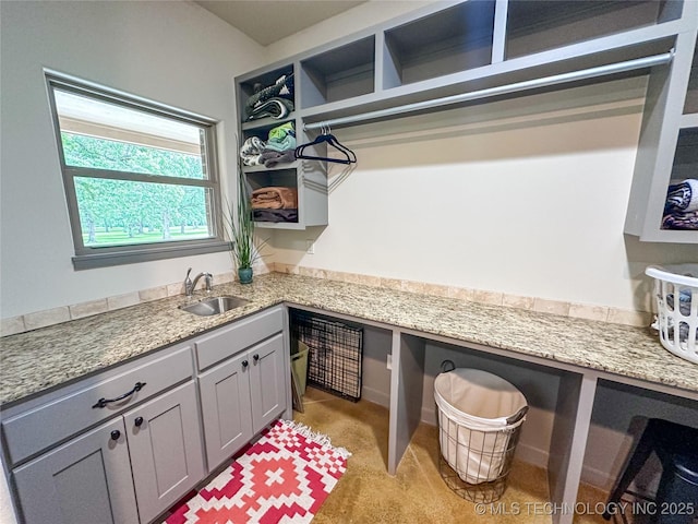 16012 N 145th Ave, Collinsville, OK 74021 - laundry area with a sink