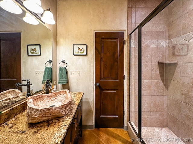 16012 N 145th Ave, Collinsville, OK 74021 - full bath with a stall shower and vanity