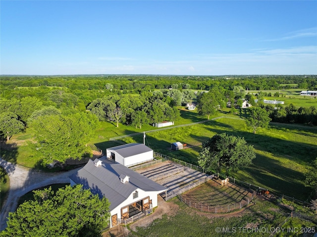 16012 N 145th Ave, Collinsville, OK 74021 - view of rural area with a forest