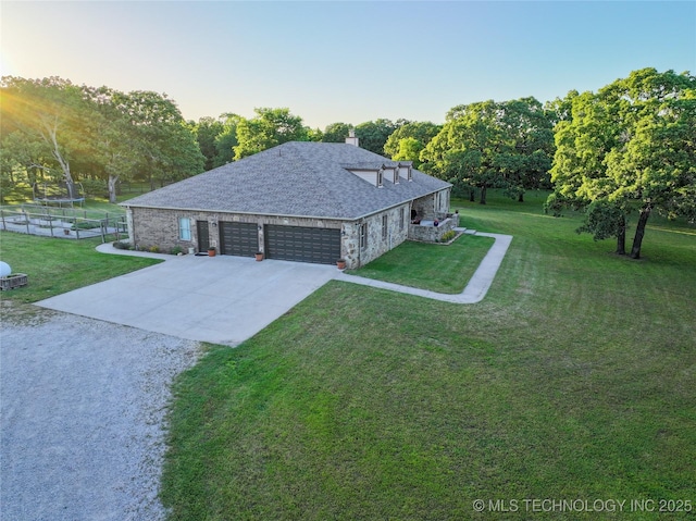 16012 N 145th Ave, Collinsville, OK 74021 - view from above of property