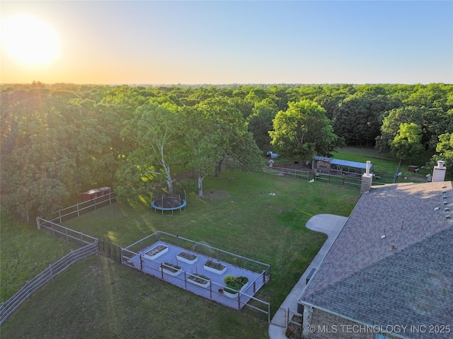 16012 N 145th Ave, Collinsville, OK 74021 - view of aerial view at dusk