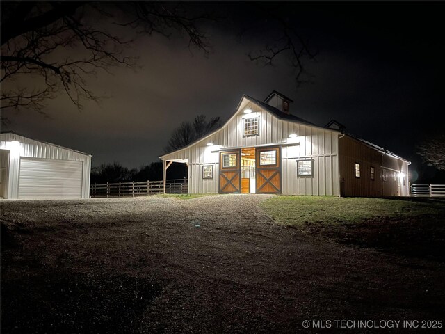 16012 N 145th Ave, Collinsville, OK 74021 - view of stable