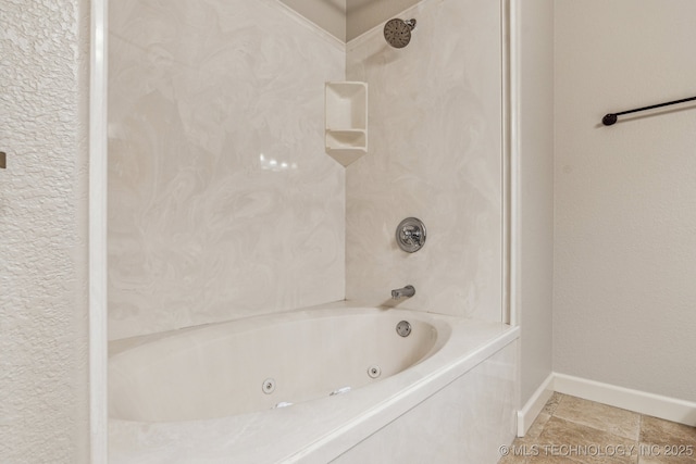 3200 Heritage Dr, Claremore, OK 74019 - bathroom with baseboards and a combined bath / shower with jetted tub