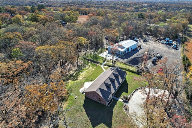 15209 S 89th W Ave, Sapulpa, OK 74066 - view from above of property featuring a forest