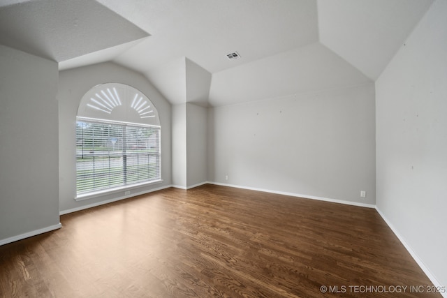 408 S Tamarack Ave, Broken Arrow, OK 74012 - additional living space with lofted ceiling and wood finished floors