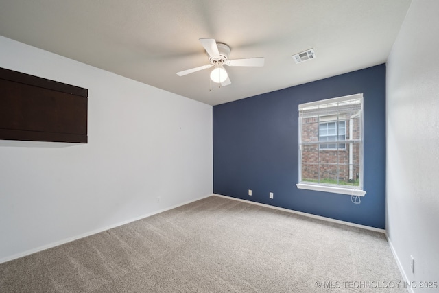 408 S Tamarack Ave, Broken Arrow, OK 74012 - empty room with a ceiling fan and carpet