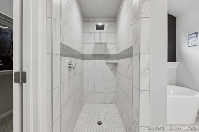 23012 E 104th St S, Broken Arrow, OK 74014 - bathroom featuring a tile shower