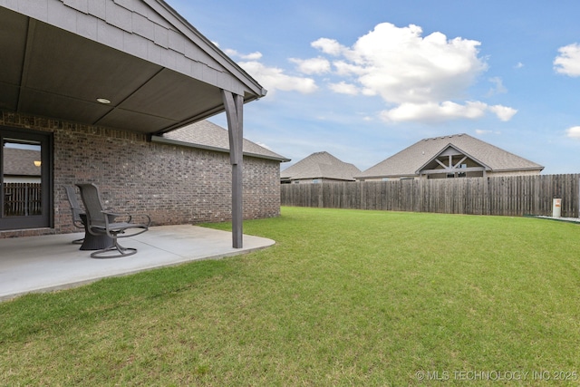 23012 E 104th St S, Broken Arrow, OK 74014 - view of yard featuring a patio