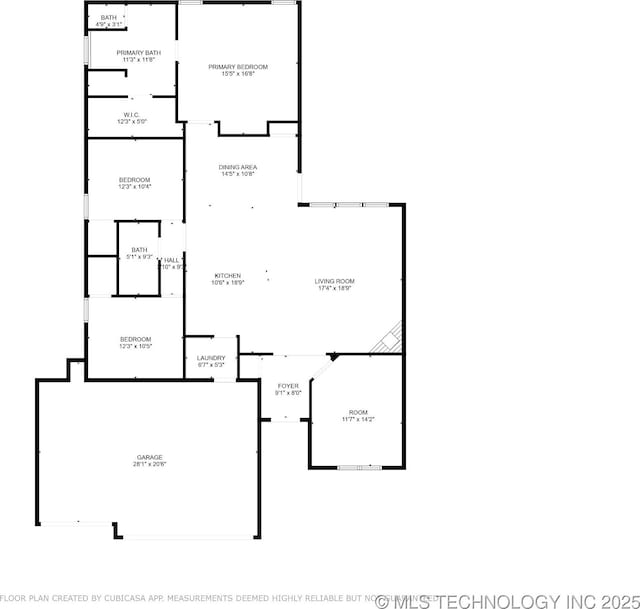 23012 E 104th St S, Broken Arrow, OK 74014 - floor plan / room layout