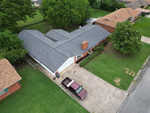 1113 S Meadow Dr, Ardmore, OK 73401 - bird's eye view