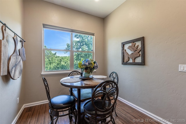 11802 Hickory Ln, Claremore, OK 74017 - dining area featuring wood finished floors