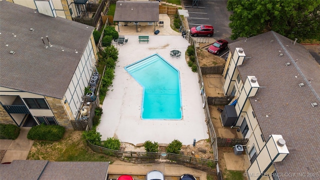 5209 SE Nowata Rd Unit 104B, Bartlesville, OK 74006 - aerial view of a pool