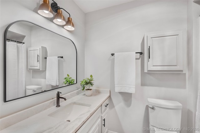 1602 N Hickory Ave, Broken Arrow, OK 74012 - bathroom featuring toilet and vanity