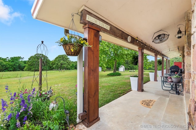 20700 E 420th Rd, Claremore, OK 74017 - view of patio featuring view of scattered trees