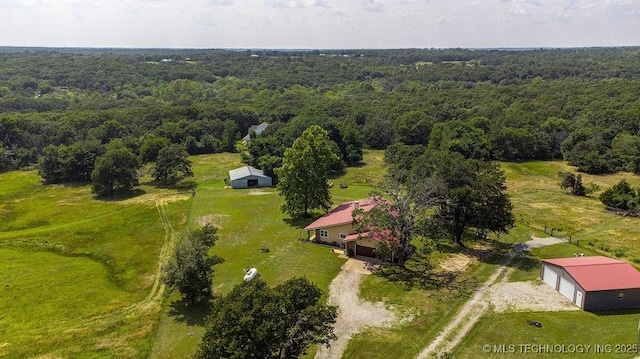 20700 E 420th Rd, Claremore, OK 74017 - view of rural area with a forest