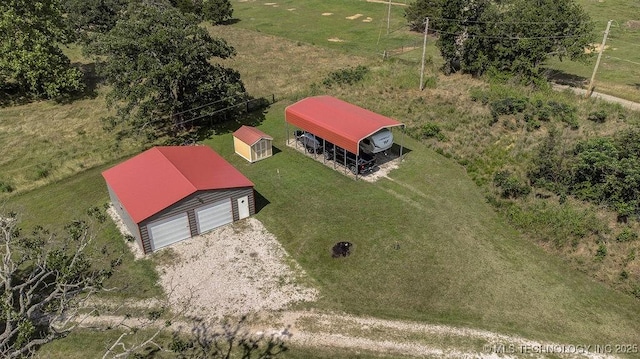 20700 E 420th Rd, Claremore, OK 74017 - view from above of property