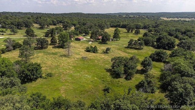 20700 E 420th Rd, Claremore, OK 74017 - overview of rural landscape featuring a forest