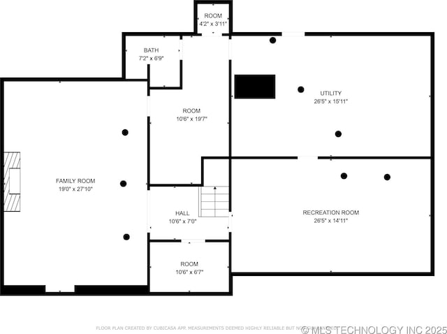 1217 Hazel Blvd, Tulsa, OK 74114 - home floor plan