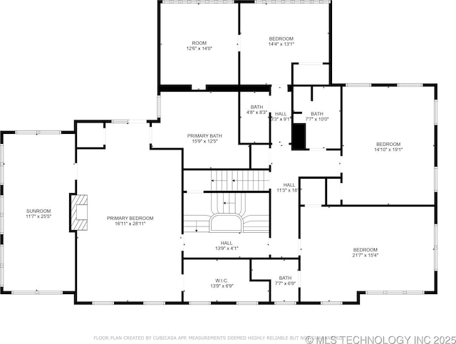 1217 Hazel Blvd, Tulsa, OK 74114 - home floor plan