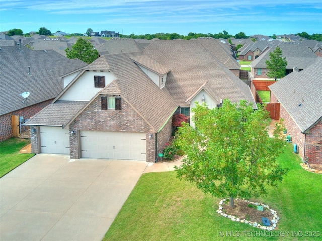 7605 E 82nd Pl, Owasso, OK 74055 - aerial view of residential area