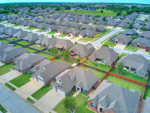7605 E 82nd Pl, Owasso, OK 74055 - aerial view of residential area
