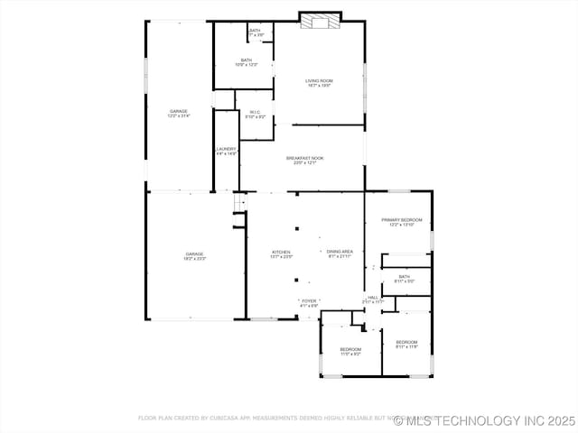 10931 E 4th Pl, Tulsa, OK 74128 - home floor plan
