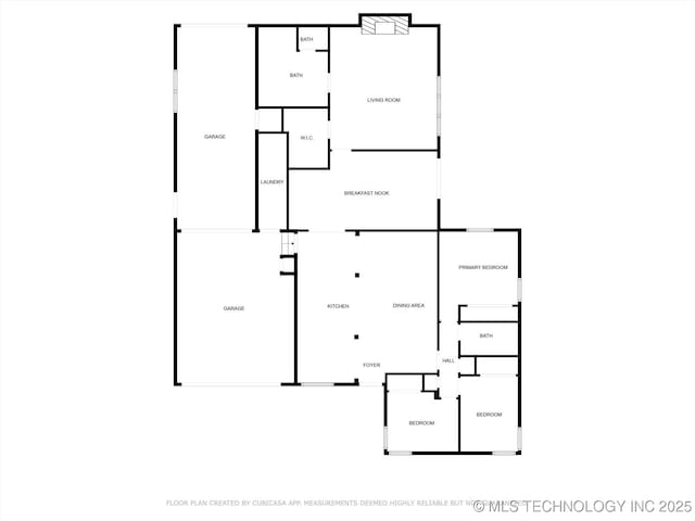 10931 E 4th Pl, Tulsa, OK 74128 - floor plan / room layout