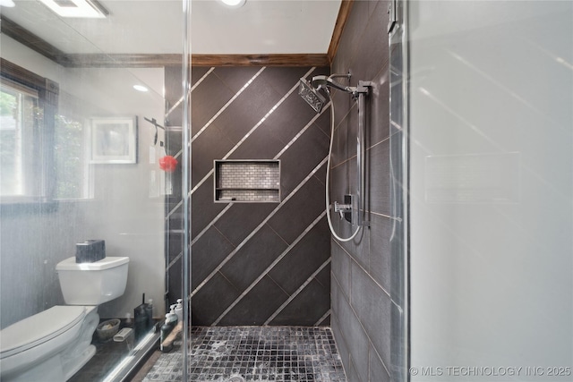 4341 E 56th Pl, Tulsa, OK 74135 - full bath with a shower stall and toilet