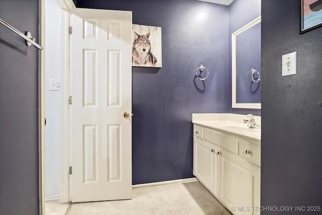 5506 E 110th Pl, Tulsa, OK 74137 - bathroom with vanity and baseboards