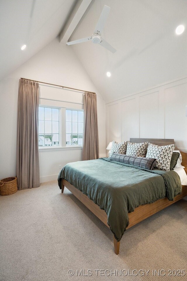 52 Redbud St, Carlton Landing, OK 74432 - carpeted bedroom featuring recessed lighting and a ceiling fan