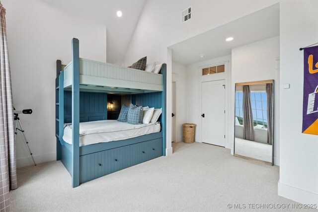 52 Redbud St, Carlton Landing, OK 74432 - carpeted bedroom featuring recessed lighting and a high ceiling