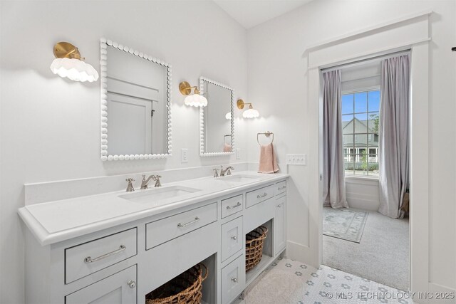 52 Redbud St, Carlton Landing, OK 74432 - bathroom featuring double vanity