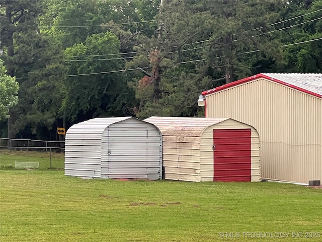 101 N 3rd St, Hartshorne, OK 74547 - view of shed