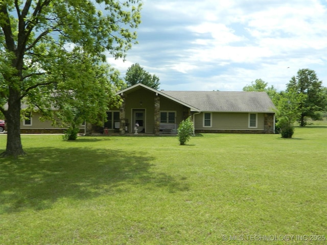 173 County Road 5305th Rd, Wynona, OK 74084 - back of property featuring a yard