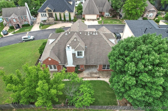 6007 E 76th Ct, Tulsa, OK 74136 - aerial perspective of suburban area