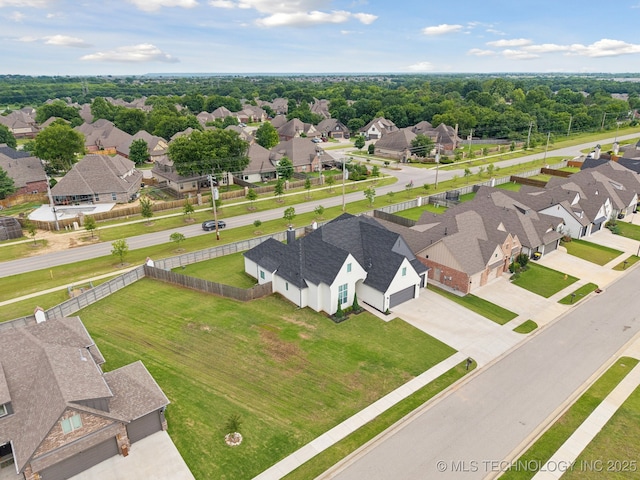13859 S 21st Pl E, Bixby, OK 74008 - aerial view of residential area
