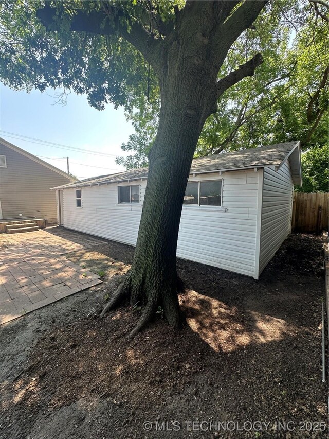 105 S B, Davis, OK 73030 - back of house featuring a patio