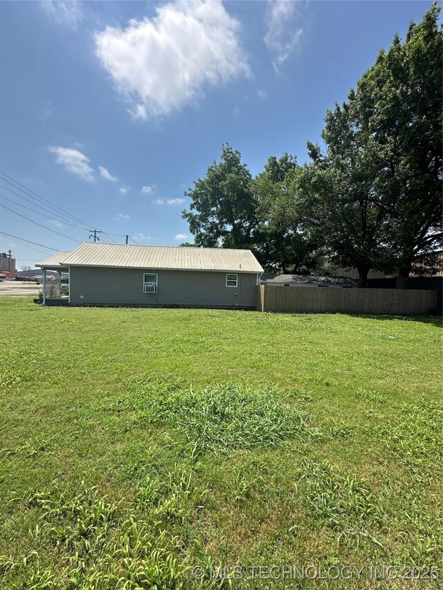 105 S B, Davis, OK 73030 - back of property with metal roof