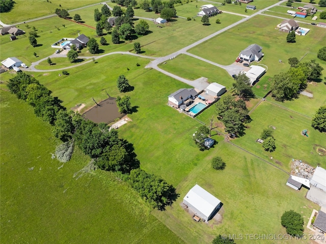 1608 Blue Stem Rd, Fort Gibson, OK 74434 - drone / aerial view