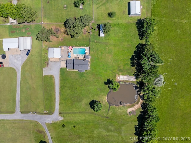 1608 Blue Stem Rd, Fort Gibson, OK 74434 - bird's eye view