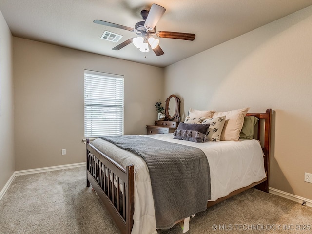 5909 E 139th St, Collinsville, OK 74021 - carpeted bedroom with baseboards and ceiling fan