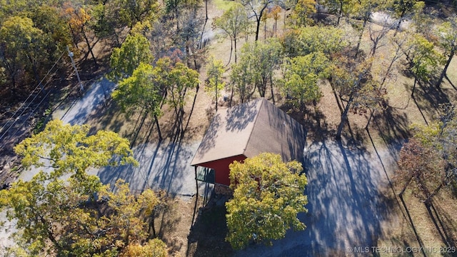 20965 W 921st Rd, Cookson, OK 74427 - view of subject property featuring a forest