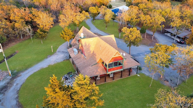 20965 W 921st Rd, Cookson, OK 74427 - view from above of property