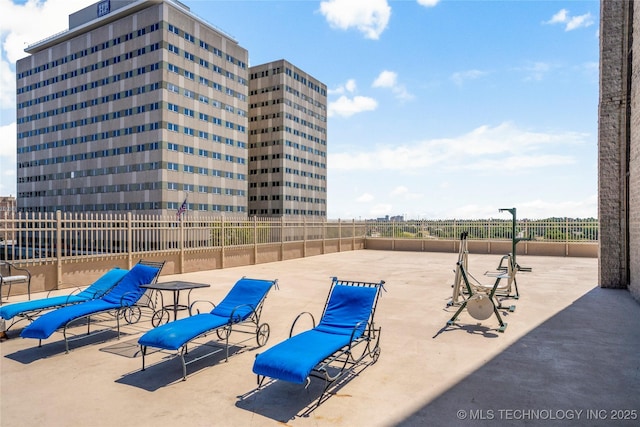 1502 S Boulder Ave Unit 16Cd, Tulsa, OK 74119 - view of patio