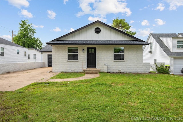 524 W 18th, Ada, OK 74820 - bungalow-style home with brick siding, crawl space, and roof with shingles