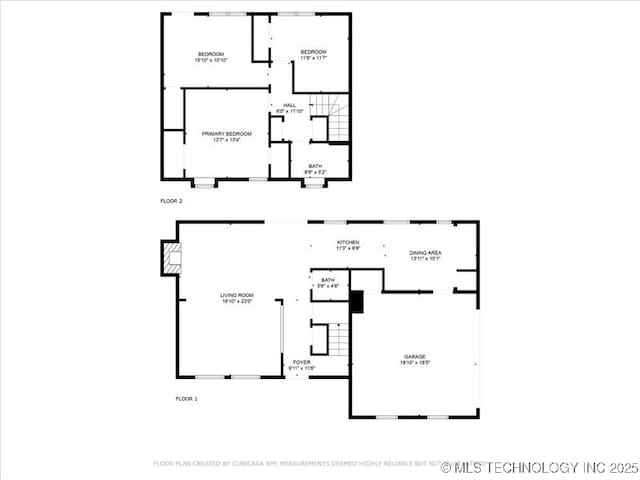 5339 S 32nd W Ave, Tulsa, OK 74107 - floor plan / room layout