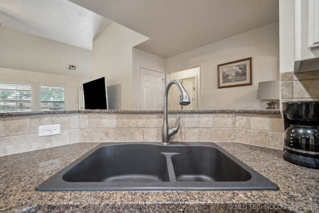 11210 N 131st E Pl, Owasso, OK 74055 - kitchen view of a sink and backsplash